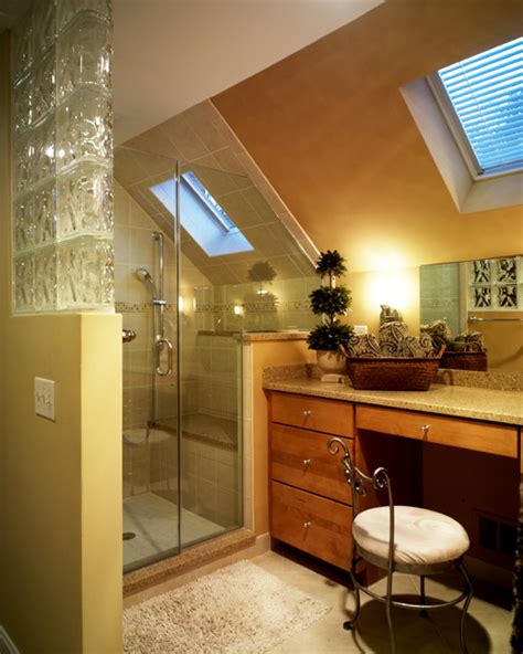 It was titled, wallpapering and painting angled walls and sloped ceilings. Efficient Use Of Your Attic: 18 Sleek Attic Bathroom Design Ideas