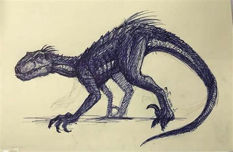 Jurassic World Indoraptor Zeichnen