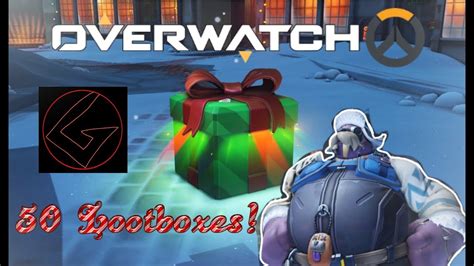 Overwatch Christmas Special Unboxing 50 Winter Wonderland Lootboxes
