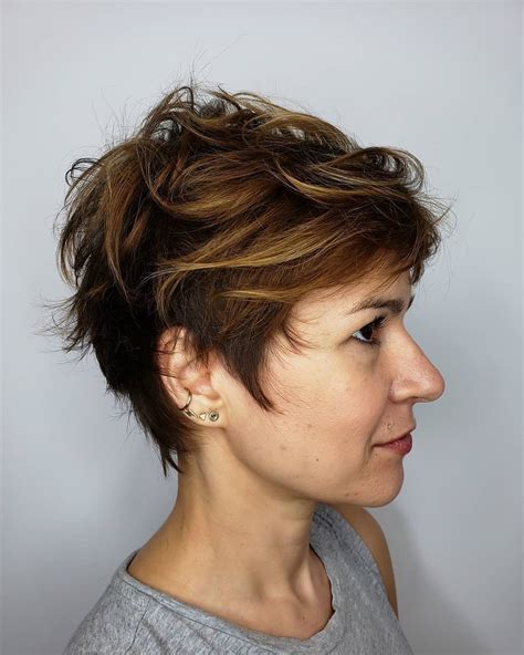 Some experts claim women with round faces shouldn't wear a pixie, but that's not true. Top 10 Most Flattering Pixie Haircuts for Women, Short ...