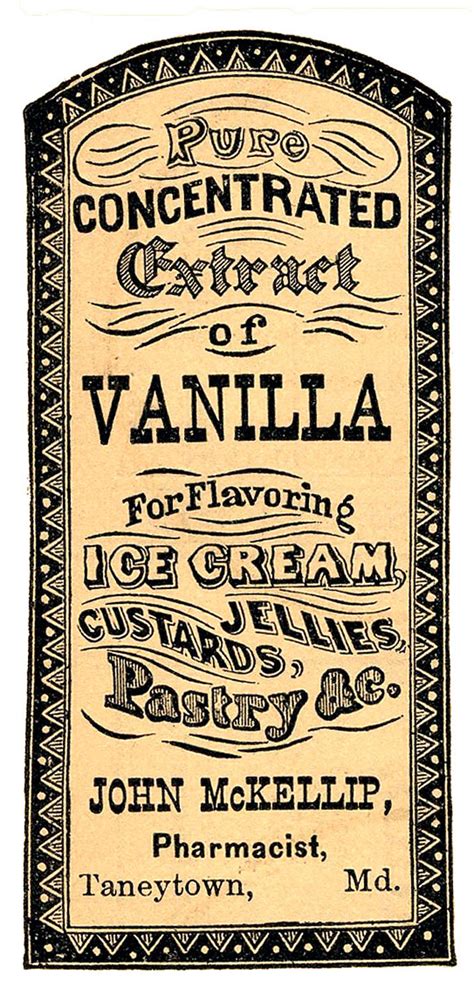 Free Printable Homemade Vanilla Labels