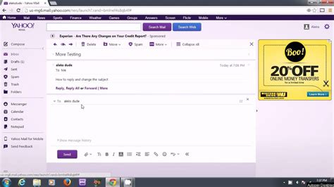 How To Edit The Subject Header In The New Yahoo Mail