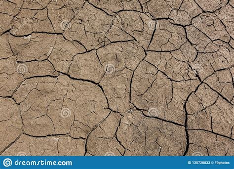 Earth Ground With Cracks Stock Image Image Of Terrain 135720833