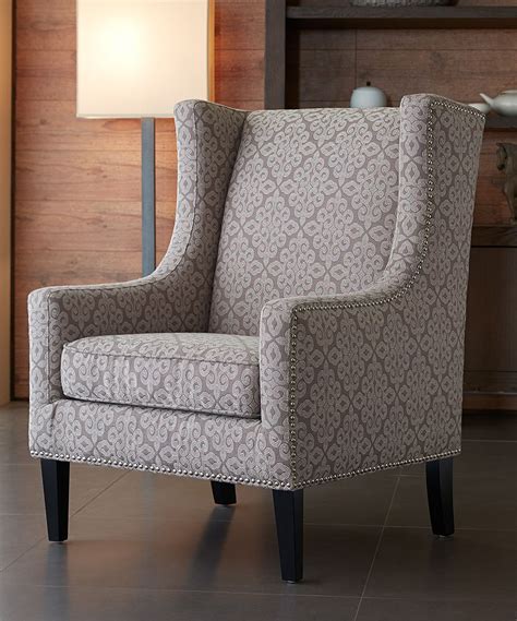 Ornate Wing Chair Zulily Fabric Accent Chair Wing Chair Living