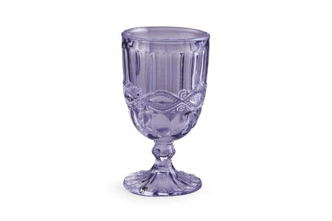 Rosanna Vintage Glass Purple Goblet Set Of 4 Kitchen And Dining All Things Purple