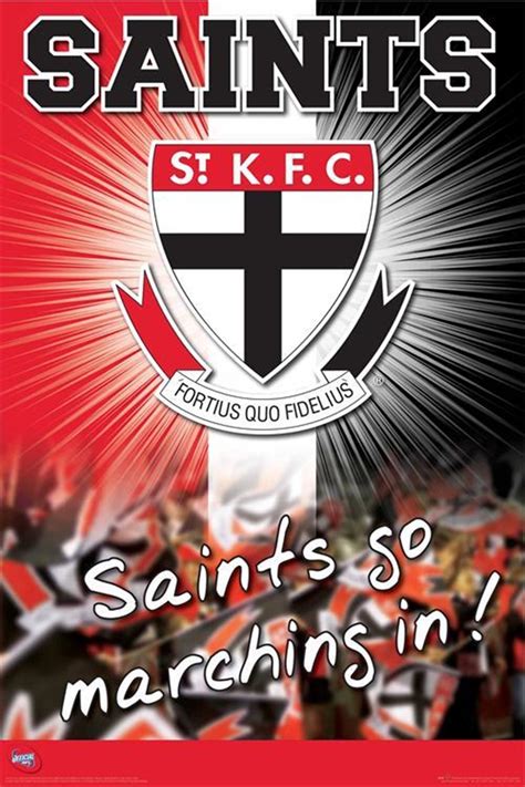 Buy Afl St Kilda Logo Poster In Posters Sanity