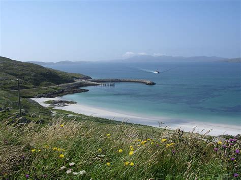 Eriskay Outer Hebrides Looking Towards The Ferry To Barra