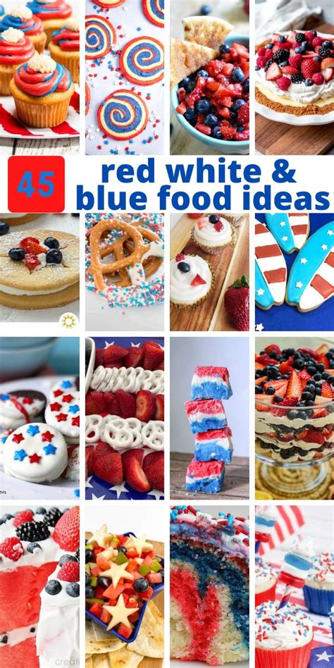 45 Red White And Blue Food Ideas In 2020 Food Patriotic Food Red