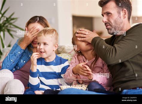 Watching Horror Movies Hi Res Stock Photography And Images Alamy
