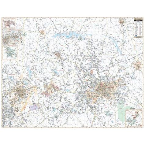 Spartanburg Sc Wall Map Shop City And County Maps