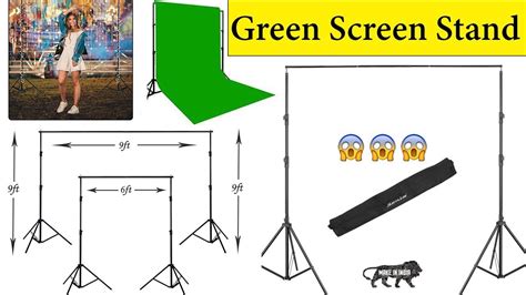 Green Screen Setup Green Screen Backdrop Stand Unboxing I Green