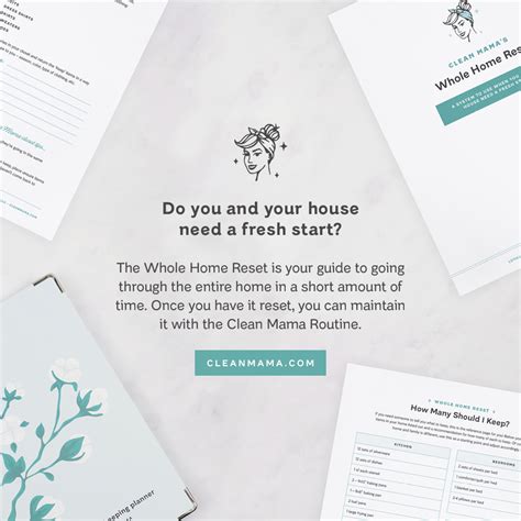 New In The Shop Intro Priced Clean Mamas Whole Home Reset Clean Mama