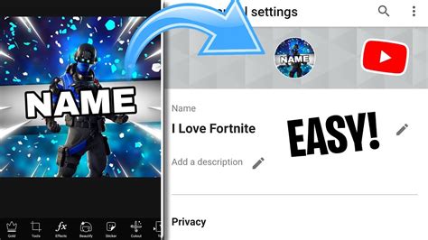 Incorporate your logo into your youtube banner to help distinguish your brand. How to Make a COOL FORTNITE LOGO! (ANDROID/iOS) (YOUTUBE ...