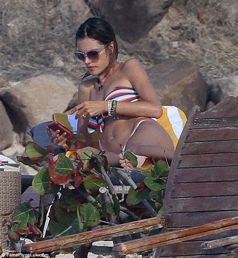 Alessandra Ambrosio Masters The Art Of Taking A Self Portrait As She Enjoys Down Time From