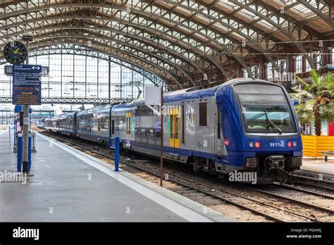 Platforms And Travellers At Gare De Lille Flanders Railway Station