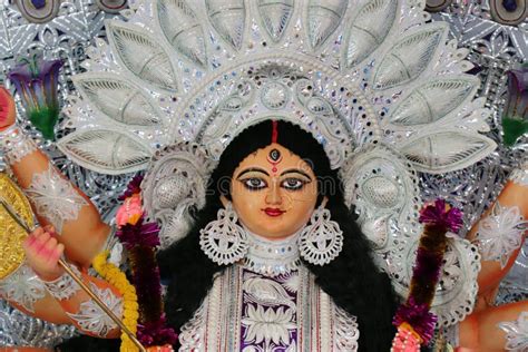 maa durga sculpture durga puja festival in kolkata west bengal india stock image image of