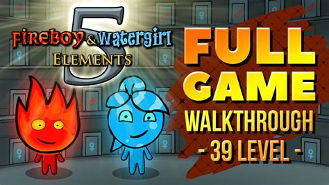 Fireboy will slide fast on ice, while watergirl move slowly. Fireboy and Watergirl 5 - Full Gameplay Walkthrough - YouTube