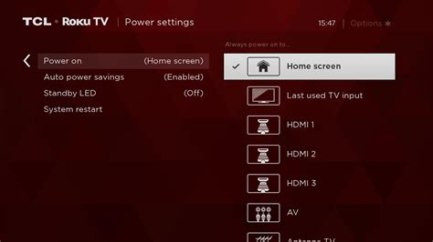 TCL Set What Your TCL Roku TV Displays Upon Power ON