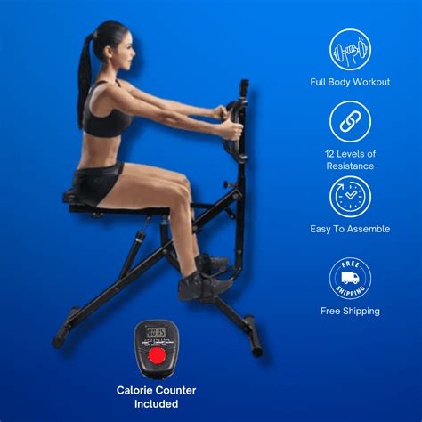 Power Rider Core Trainer Glutes Squat Exerciser Total Crunch