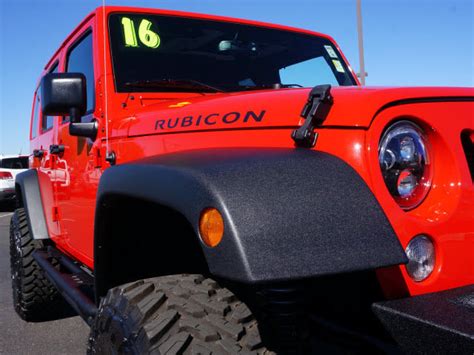 2016 Jeep Wrangler Unlimited Rubicon 4x4 Custom Lifted Suvlow 1k Miles