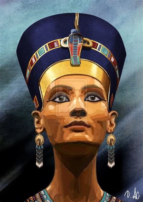 Nefertiti Painting Nefertiti By ~cdgrafik On Deviantart Don Pablo