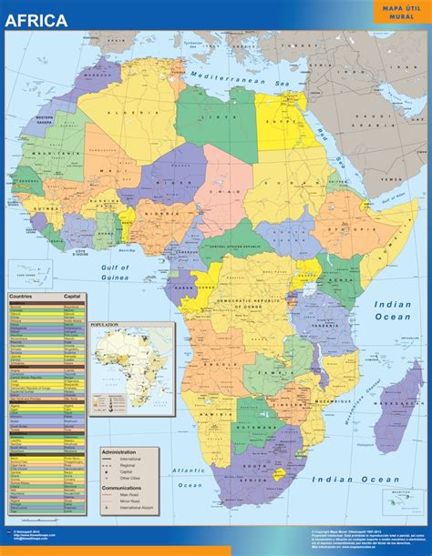 Africa Political Wall Map Vector World Maps Images Vrogue Co