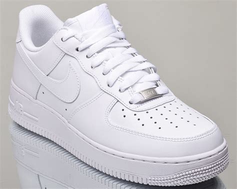 Nike Air Force 1 07 Low All White Af1 Mens Lifestyle Sneakers New 315122 111 Ebay