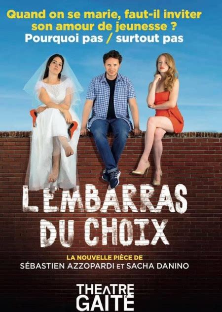 Avis Sur La Pièce De Théâtre Lembarras Du Choix Sébastien Azzopardi