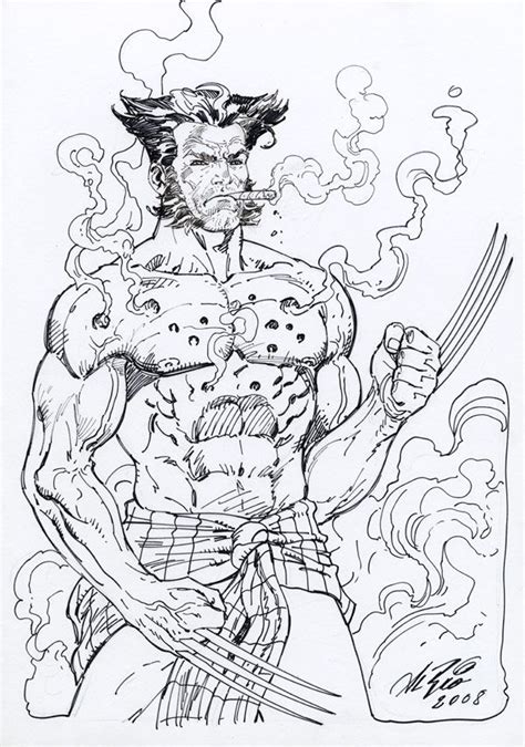 Wolverine From X Men By Al Rio Comic Artist Community Art Wolverine
