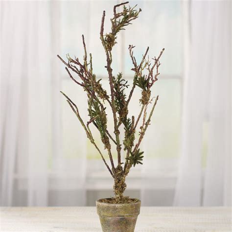 The following instructions will guide you in making these stars. Artificial Mossy Fern and Twig Planter - Table Decor ...