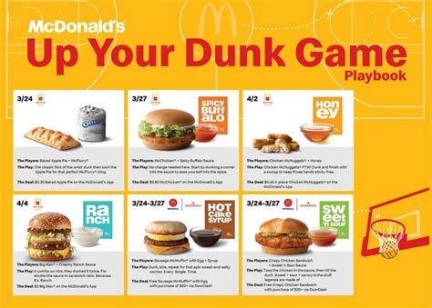 Mcdonalds Unveils March Madness Deals Lineup The Fast Food Post