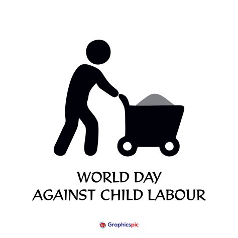 World Day Against Child Labour Background With Children As A Worker