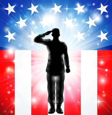 Patriotic Soldier Salute Stock Vector Image By ©krisdog 6579518