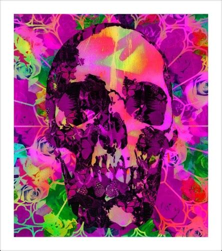 Psychedelic Skull The Contemporary