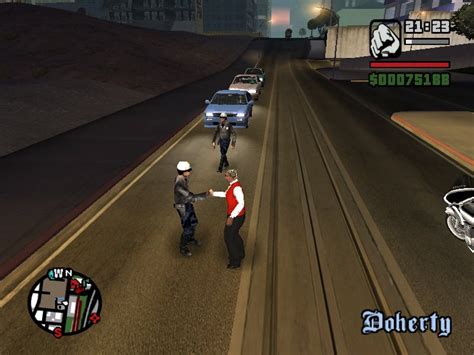 Gta San Andreas Hug Police To Clear Wanted Level Mod