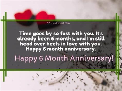 25 best 6 month anniversary wishes and quotes