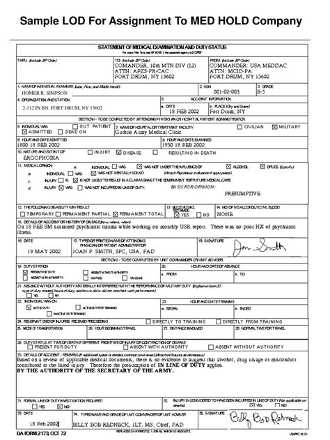 Da Form 31 Fillable Nco Support Printable Forms Free Online