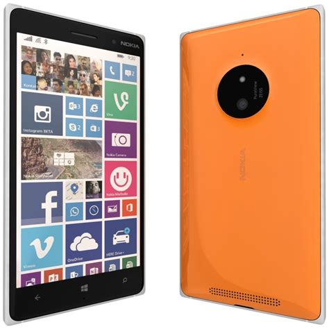 3ds Max Nokia Lumia 830 Orange