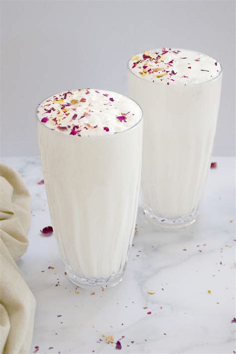 The Best Sweet Lassi Indian Yogurt Drink Piping Pot Curry