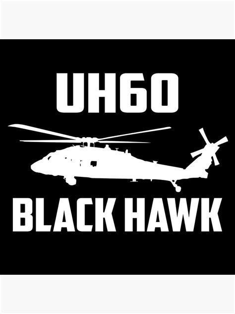 Sikorsky Uh 60 Black Hawk Poster For Sale By Suparshop Redbubble