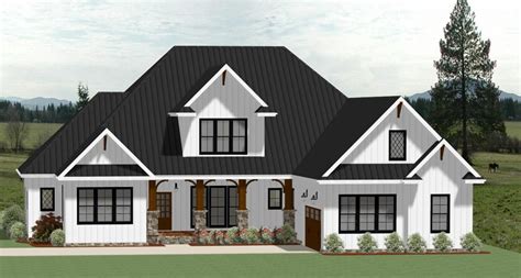 New Country Stye House Plan 35737 The House Plan Company House