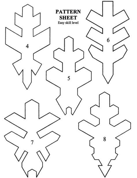 Pin By Ksenia Gnidenko On НГ Paper Snowflake Patterns Snowflake