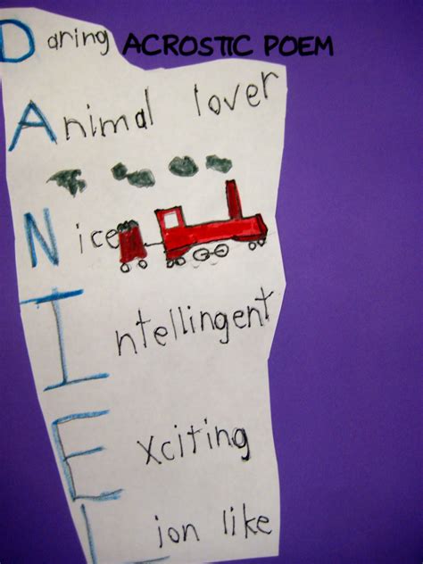 Acrostic Poems For Science