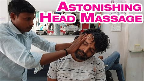 Astonishing Head And Shoulder Massage With Neck Cracking By Vikram