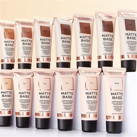 😍 Makeup Revolution Matte Base Foundation Is Designed With Team Matte