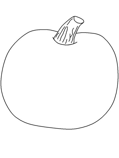 You can use this free printable halloween pumpkin coloring page for a special halloween day activity. Pumpkin Outline Printable - Clipartion.com