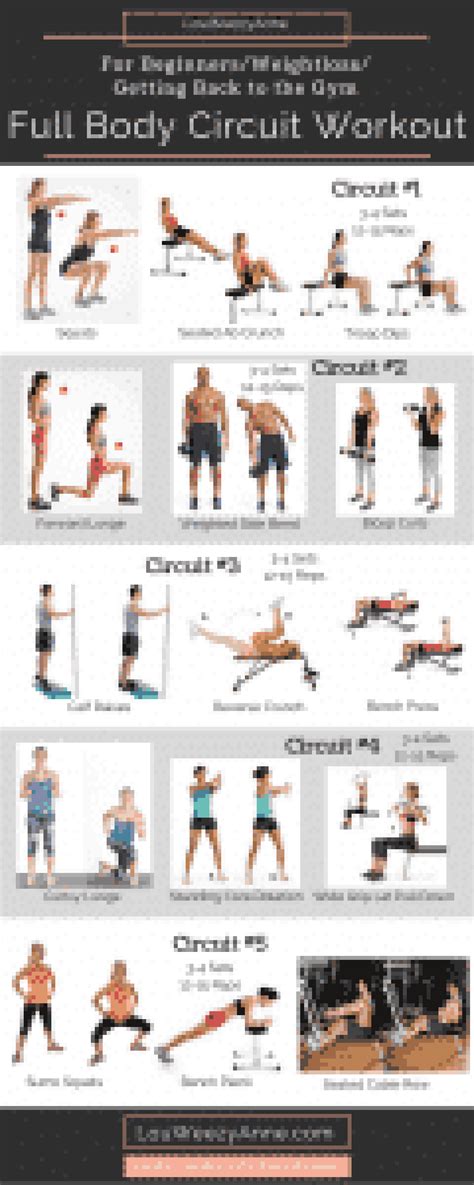 Full Body Workout Plan Louweezyanne