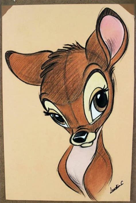Cute Easy Bambi Sketch Disney Sketch Simple Doodle Pencildrawing