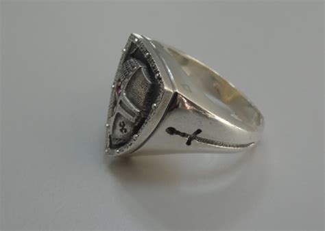 Knights Templar Ring From Sterling Silver 925 Handmade Silverzone77