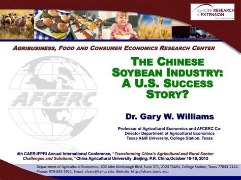 Ppt Agribusiness Food And Consumer Economics Research Center